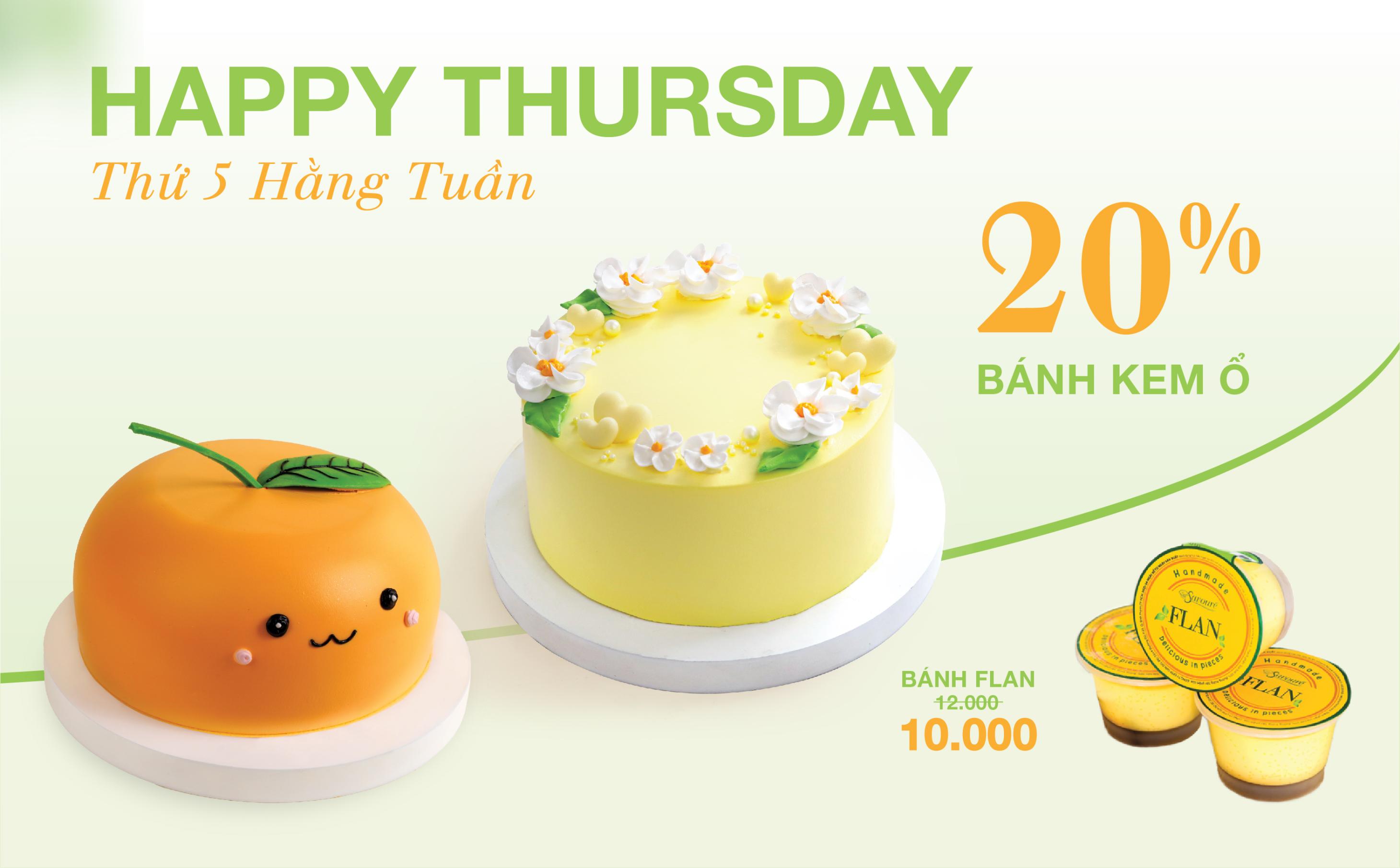 Happy Thursday: Savouré Bakery Ưu Đãi Đặc Biệt Trong Tuần.