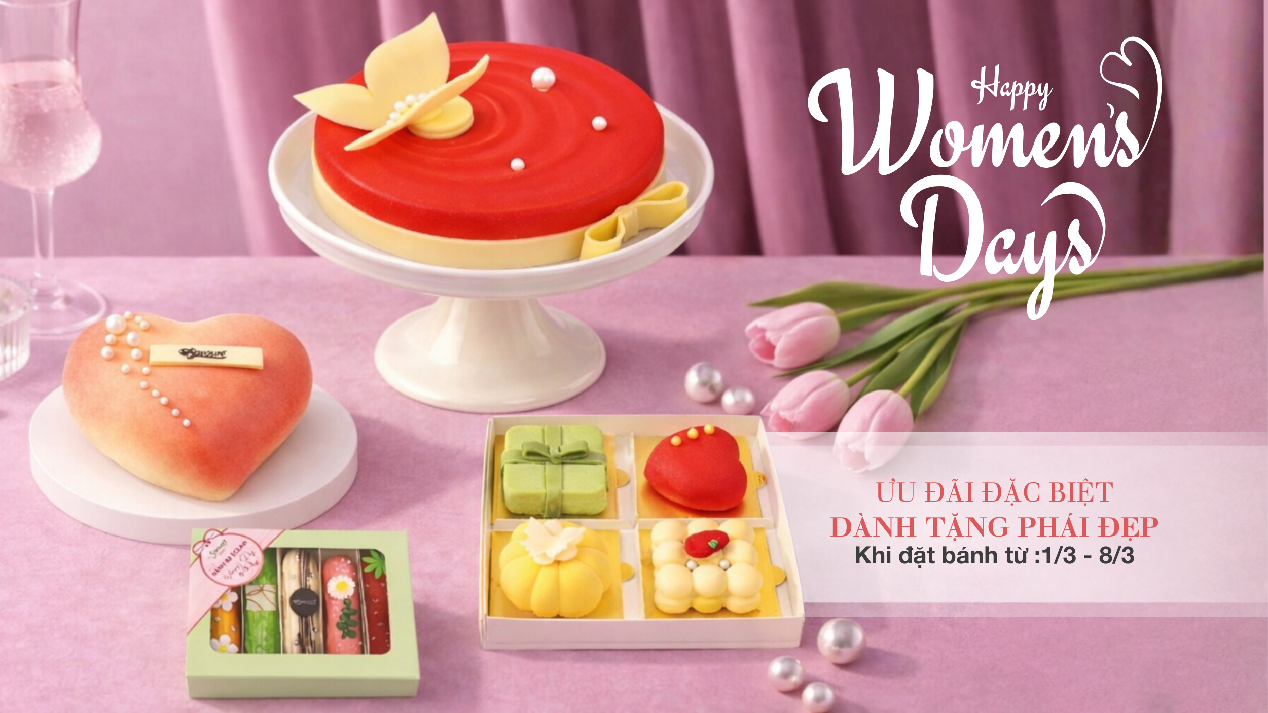 ƯU ĐÃI NGỌT NGÀO - CHÀO 8/3