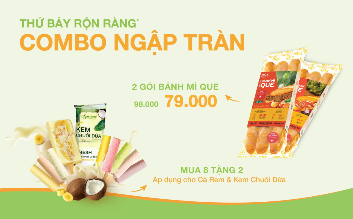 Khám Phá Thứ Bảy Rộn Ràng: Trải Nghiệm Mua Sắm Thú Vị Với Combo Đặc Biệt Từ Savouré!