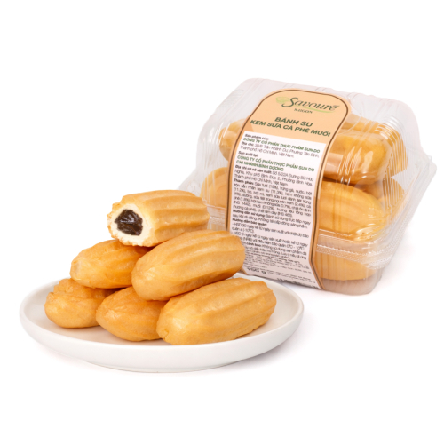 Bánh Su Kem Sữa Cà Phê Muối